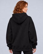 Ellis & Rowe oversized hoodie — Black — studio view 11