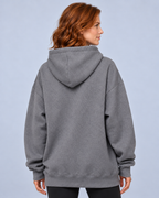 Ellis & Rowe oversized hoodie — Dark Grey — studio view 17