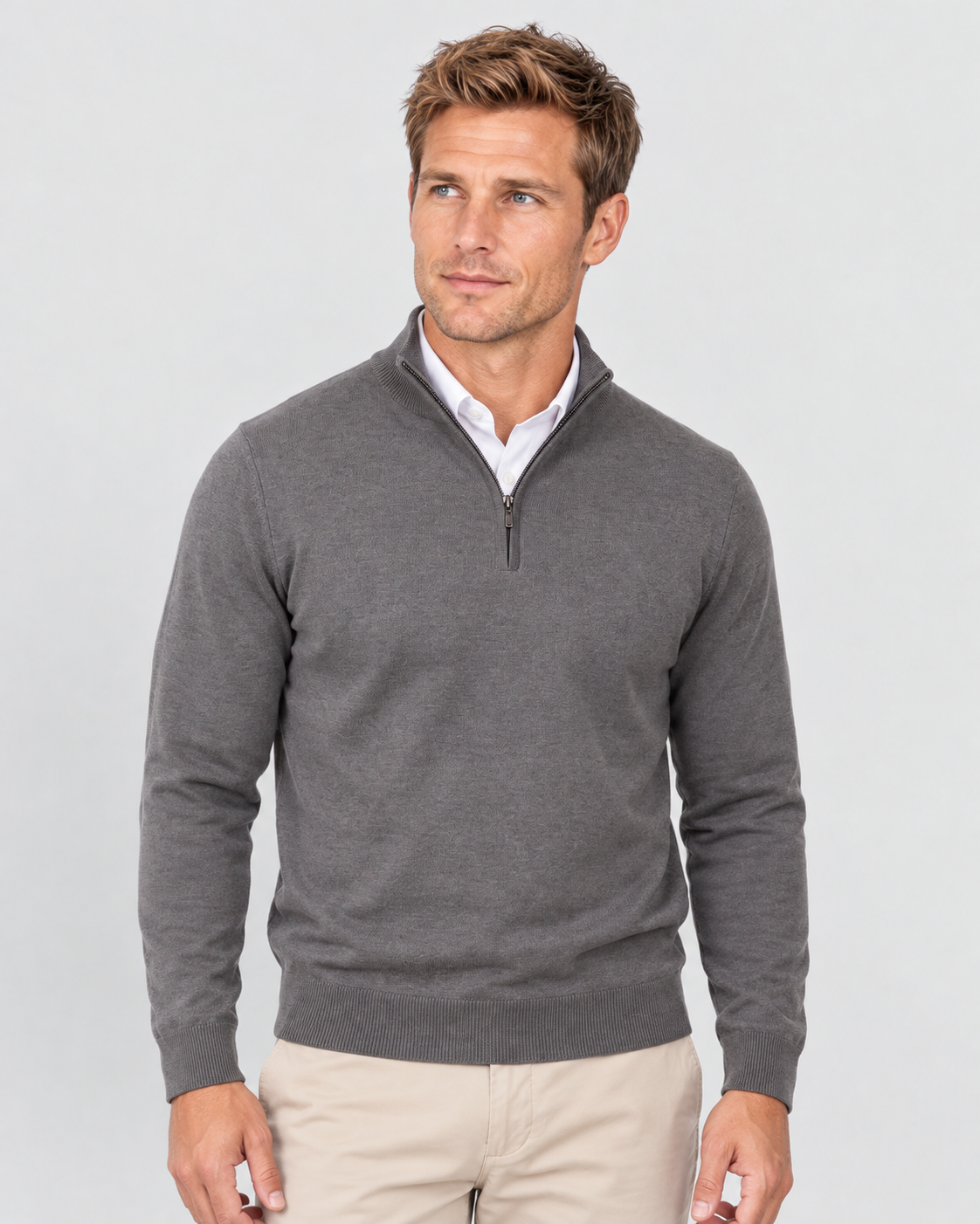 Ellis & Rowe darkgrey garment front view