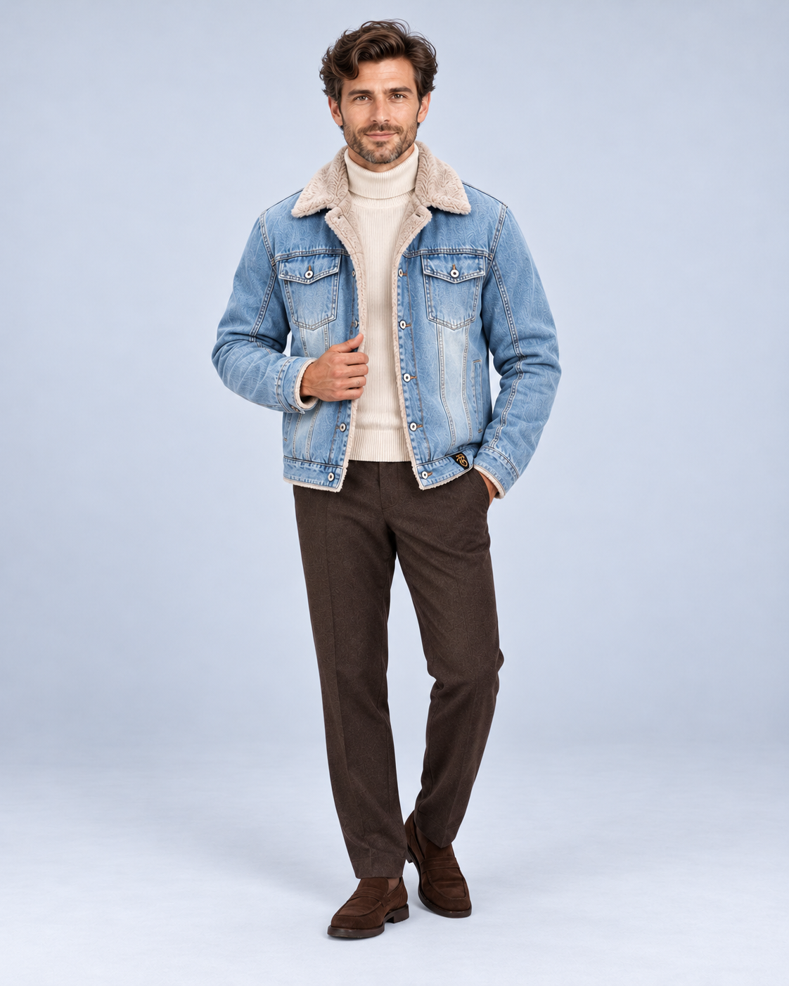 Ellis & Rowe own-model 17 light blue full length latest