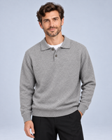Men’s Loose Fit Long Sleeve Pullover for Daily Wear